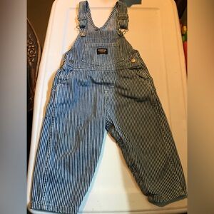 Oshkosh striped overalls 24M